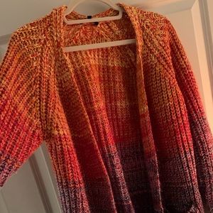 Pink & yellow cardigan-525 America